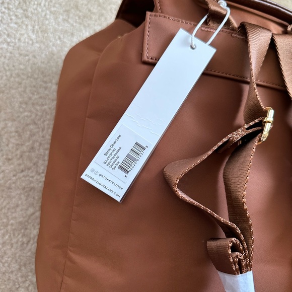 Stoney Clover Lane Nylon Flap Backpack chocolate brown main image 7